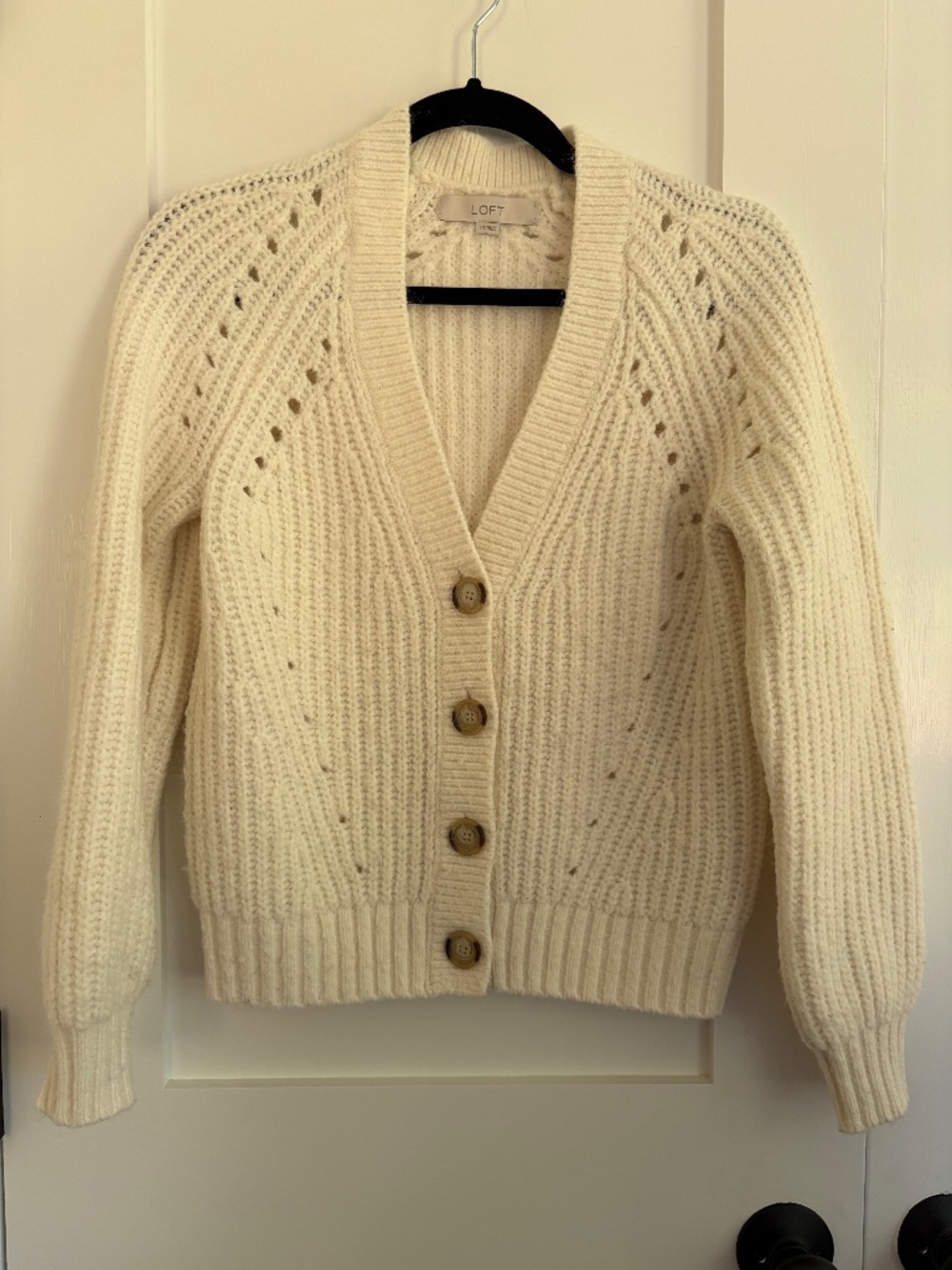 Women's LOFT Fuzzy Cardigan Size XS